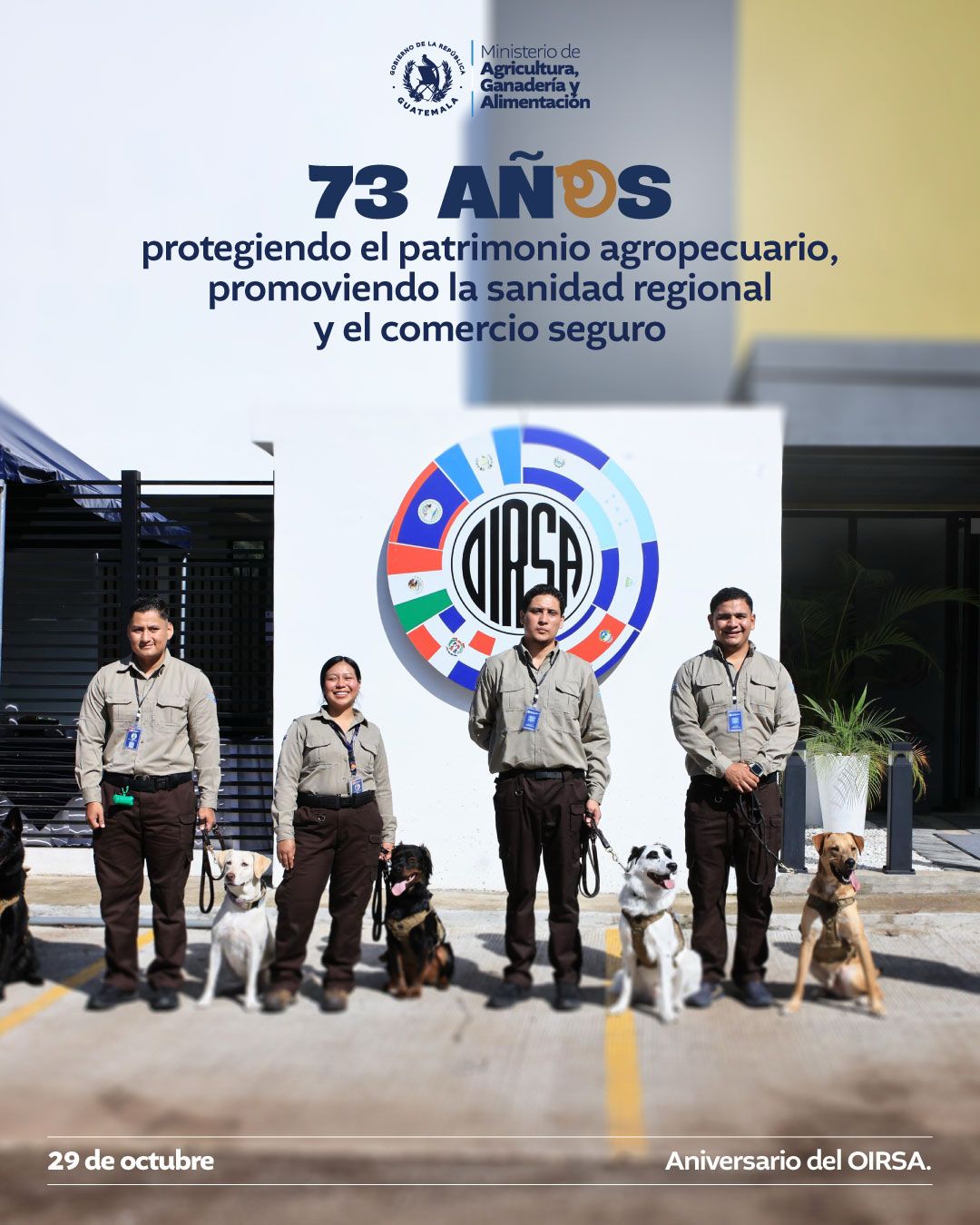 29 octubre | Aniversario OIRSA