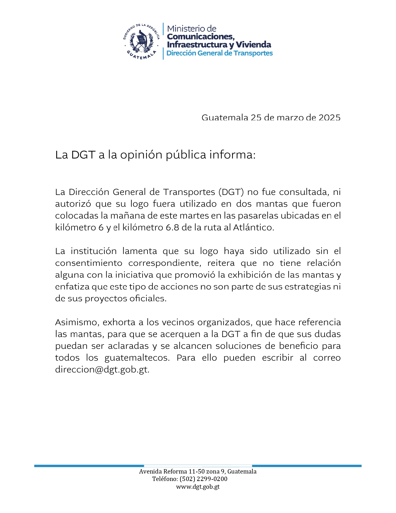 Comunicado