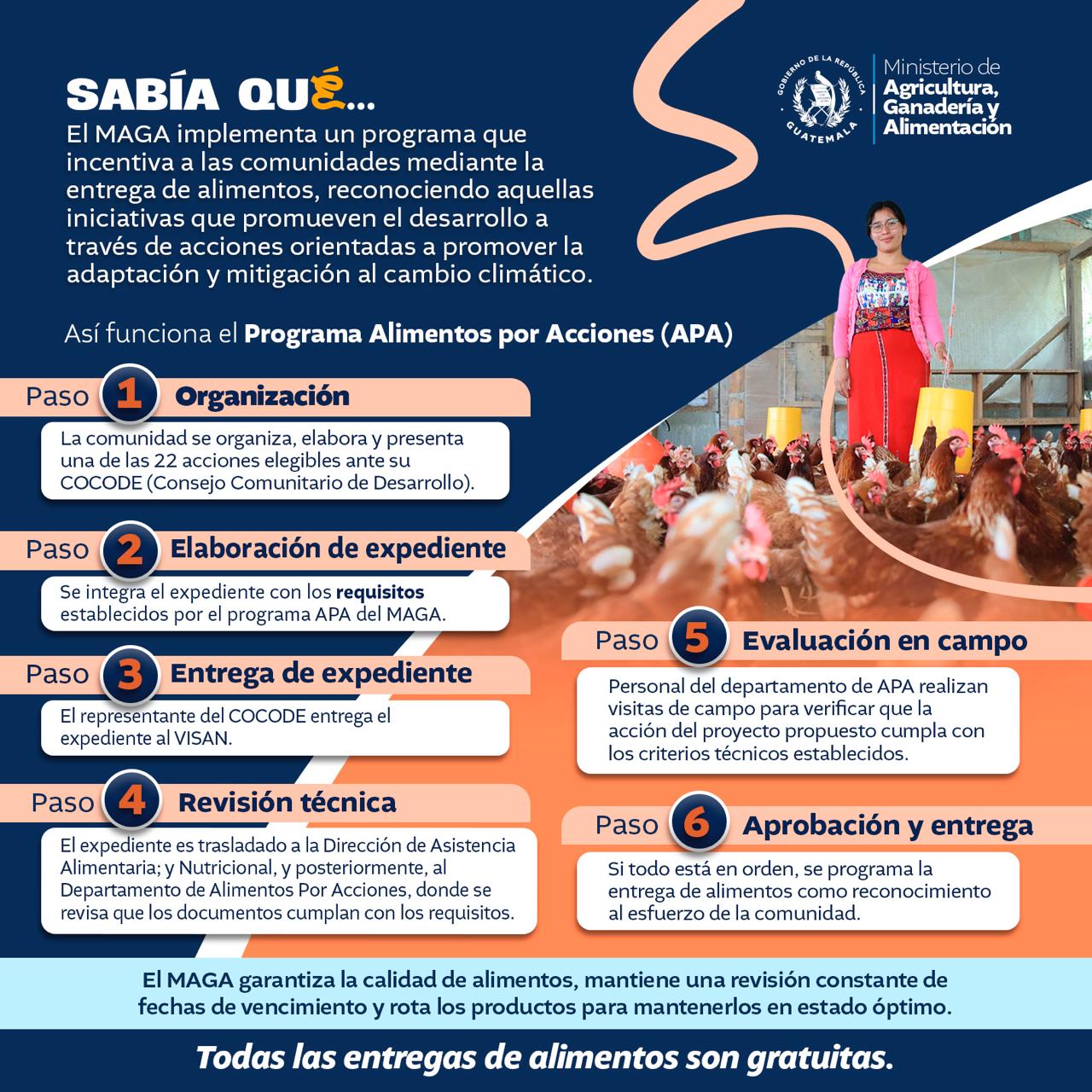 Conozca el funcionamiento del programa Alimentos por Acciones