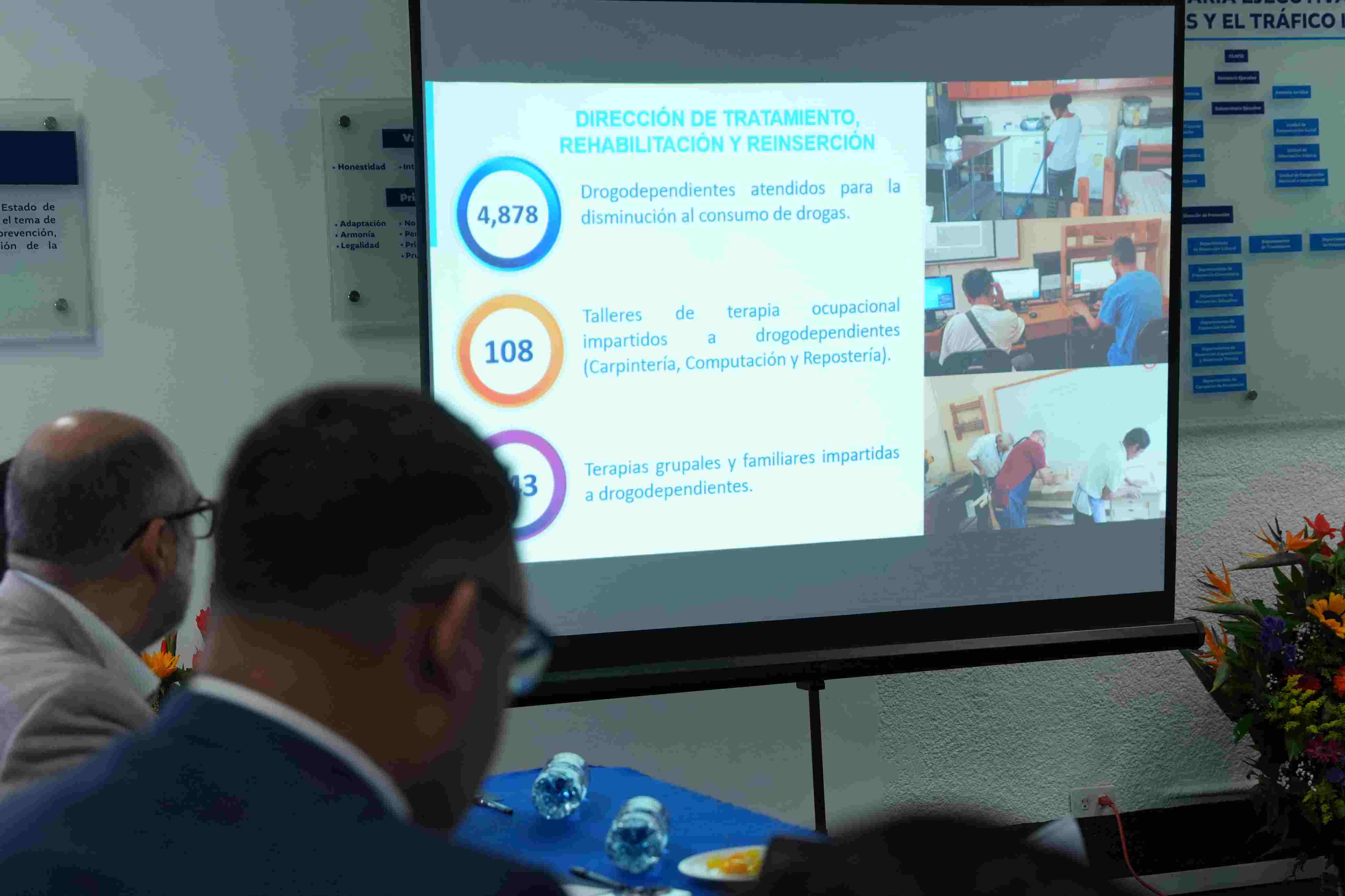 CIV participa en sesión de SECCATID sobre lucha contra adicciones