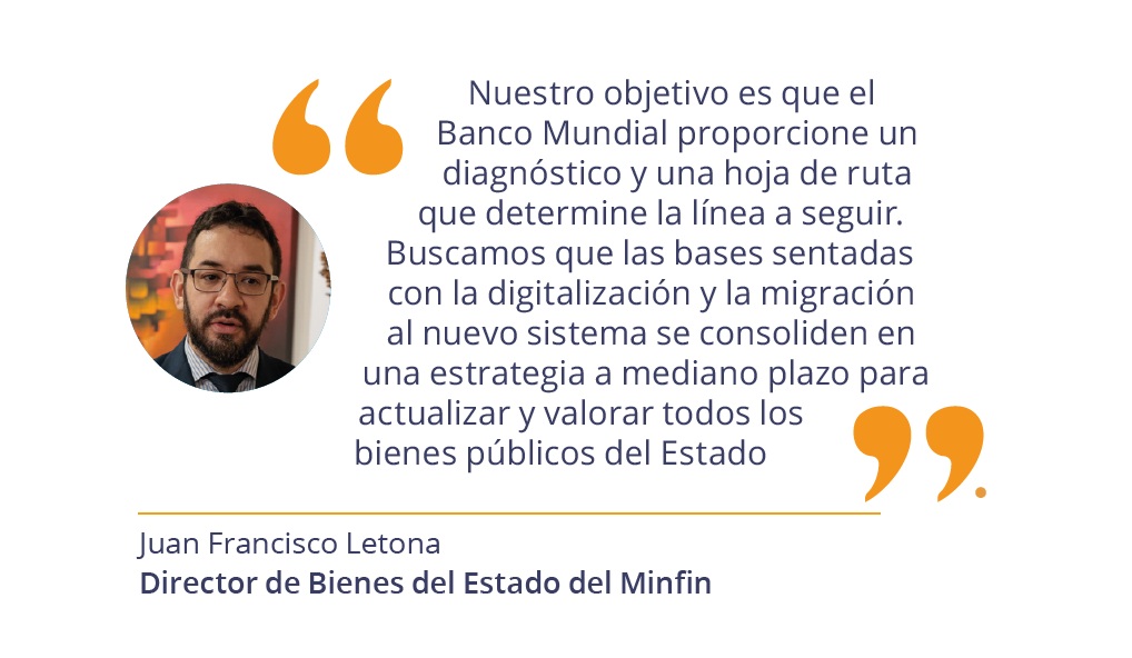 Frase Bienes del Estado inicia asesoría para ordenar y optimizar los activos públicos