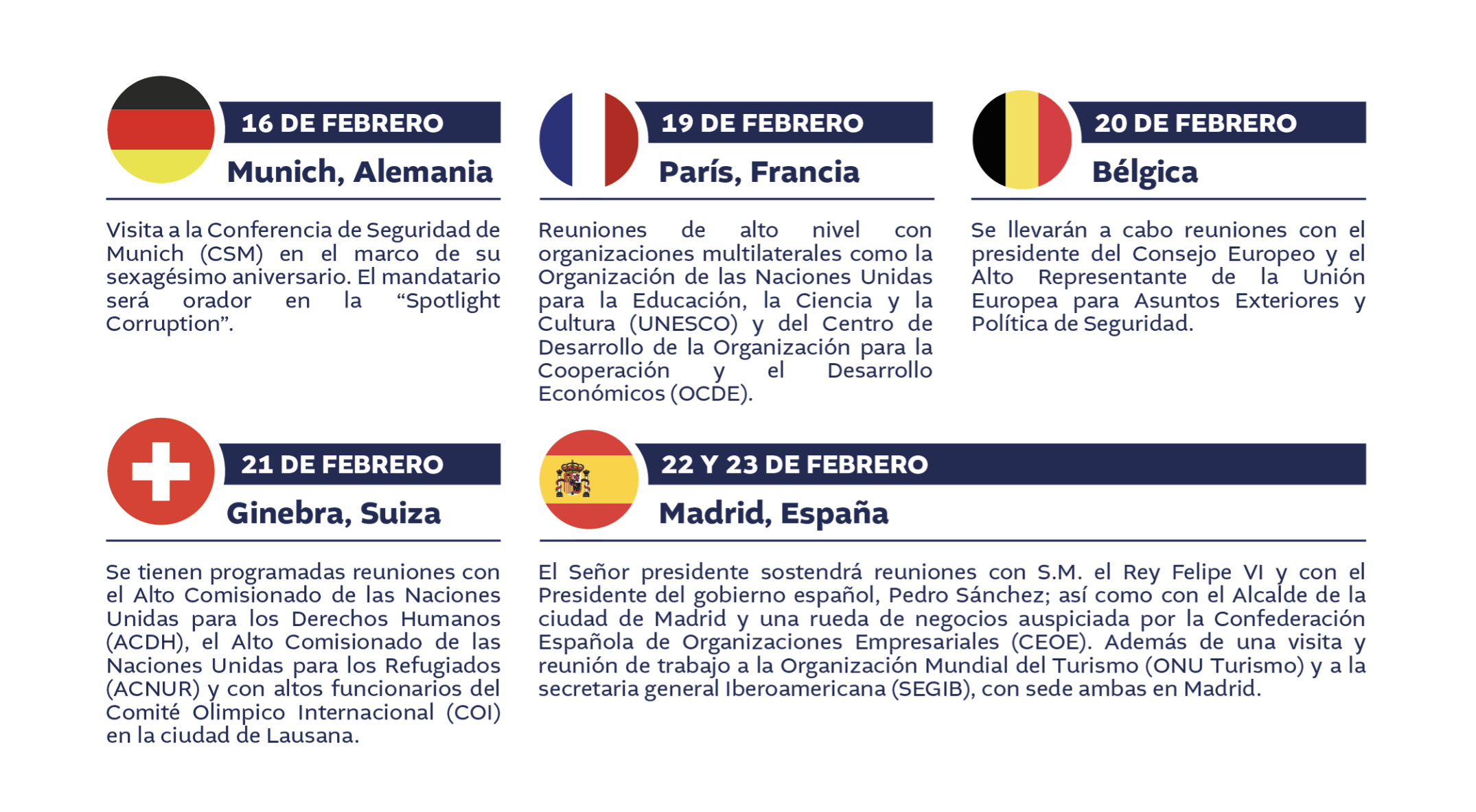 Visita Oficial