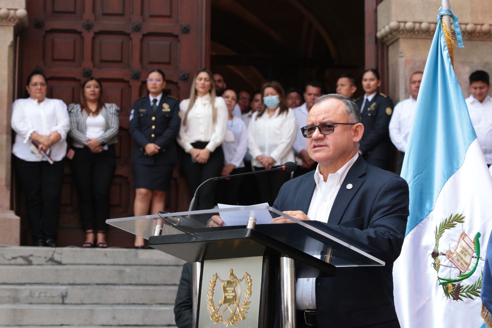 Ministerio de Gobernación conmemora 184 años de servicio a la población guatemalteca