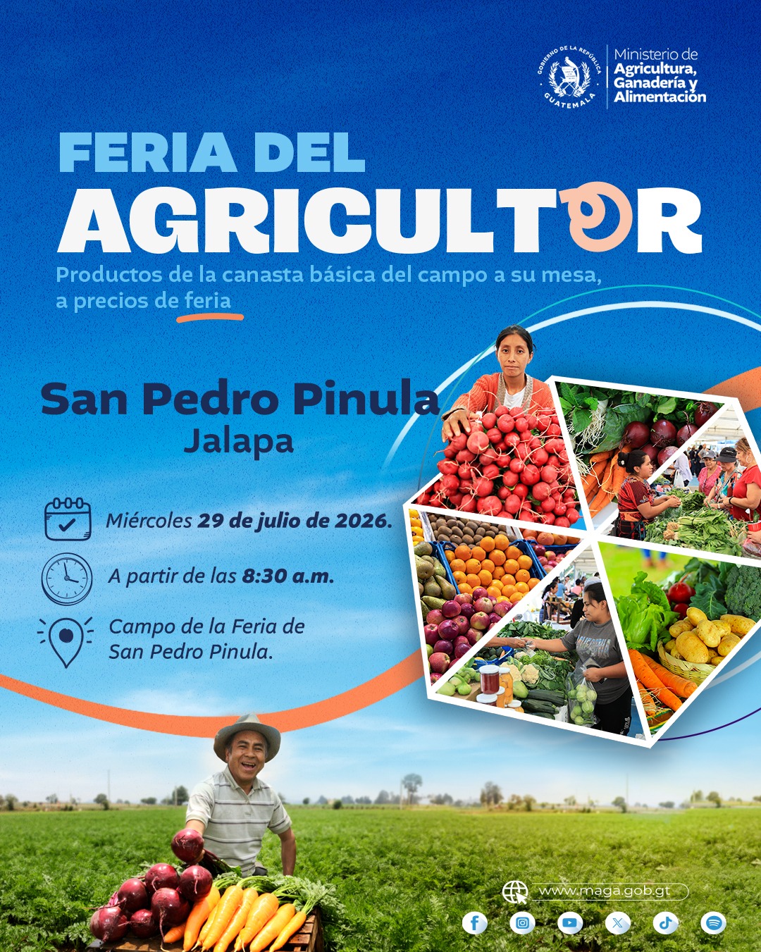 Se aproxima la Feria del Agricultor en Jalapa