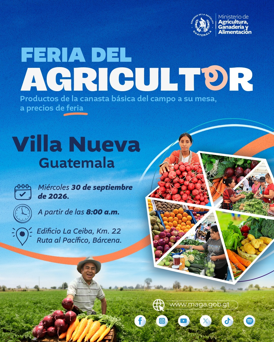 La Feria del Agricultor llega a Villa Nueva