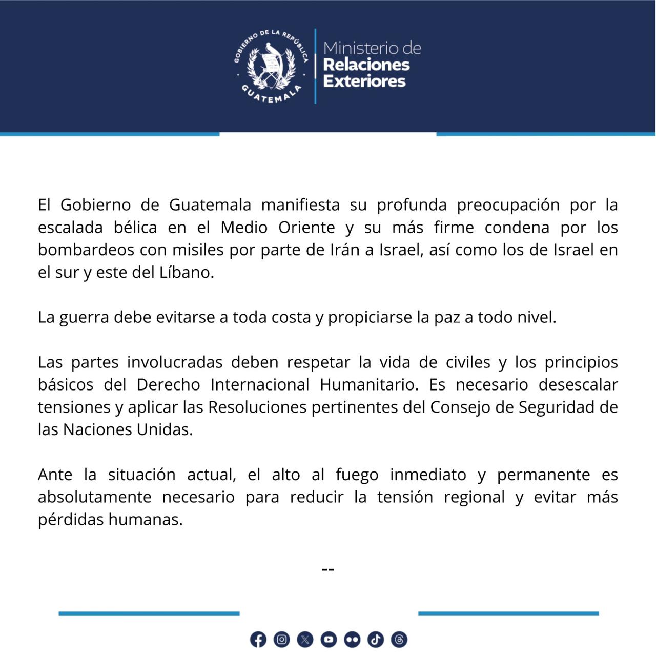 comunicado