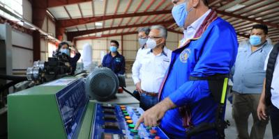 Presidente Alejandro Giammattei inaugura Centro de Investigación de Bambú
