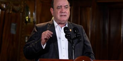 Presidente Alejandro Giammattei sobre medidas de bioseguridad