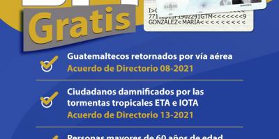 Gratuidad del DPI