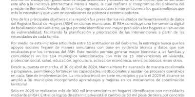 Reunión Mano a Mano Gobernadores y alcaldes