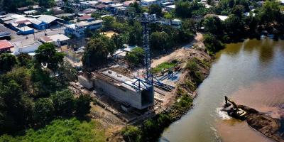Avanza construcción de puente vehicular entre La Blanca y Ocós que fortalecerá la conectividad en la costa de San Marcos