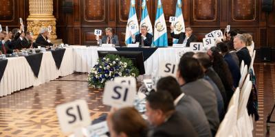 La reunión extraordinaria del Conadur se celebró en el Palacio Nacional de la Cultura.