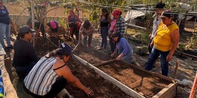 Instruyen a productoras de Baja Verapaz en el manejo de cultivos familiares