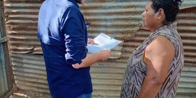 Udevipo realiza estudios sociales en Zacapa para regularización de vivienda