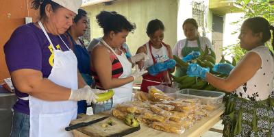 Verifican proyectos comunitarios para fortalecer el programa Alimentos por Acciones