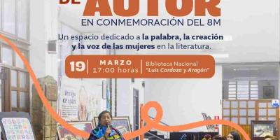 Tardes de Autor en conmemoración del 8M