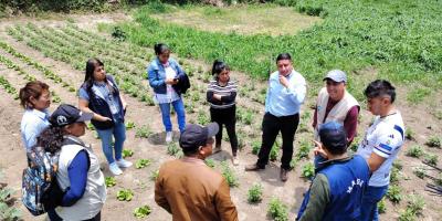 Impulsan huerto municipal para combatir la desnutrición aguda en San Marcos