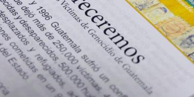 La obra “Floreceremos: memorial de las víctimas del genocidio en Guatemala”