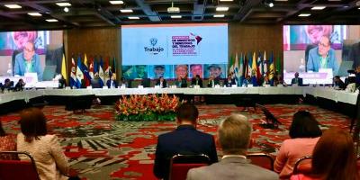 Ministra de Trabajo y Previsión Social, Miriam Roquel, participa en Conferencia de Ministros y Ministras de Trabajo de América Latina y el Caribe