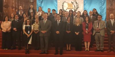 La foto oficial del evento de la Red de Integridad del OE
