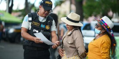PNC refuerza seguridad preventiva durante la Feria de Jocotenango