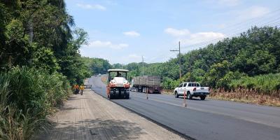 Trabajos de recuperación vial avanzan en la CA-02 Occidente