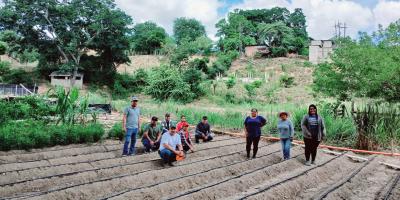 Implementan reservorio y riego por goteo para fortalecer la producción hortícola en Zacapa