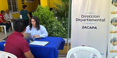 Mintrab realiza Kiosco de Empleo en Zacapa