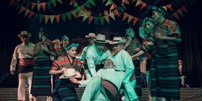 El Ballet Moderno y Folklórico y sus ilustres marimbas se presentaron en el X Festival Patrio
