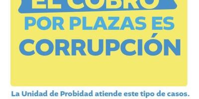 El proceso de contratación es gratuito y transparente