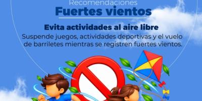 vientos fuertes