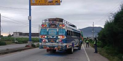 Verifican transporte colectivo y refuerzan la seguridad vial en Patzicía
