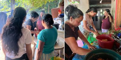 En jornada de nutrición en El Asintal destacan valor de la chaya y los alimentos locales 