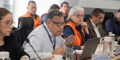 La mesa técnica interinstitucional fue encabezada por el titular de la SEGEPLAN, Carlos Mendoza.