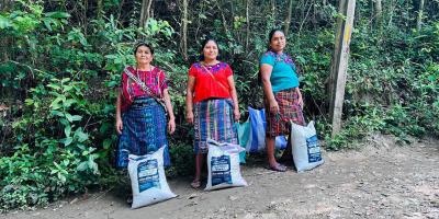 Fortalecen agricultura familiar en Cubulco con semillas de maíz y ayote