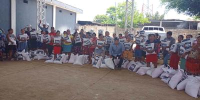 Insumos fortalecen la producción de alimentos en hogares rurales