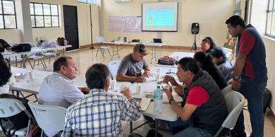 Socializan la metodología MEC Rural con extensionistas de cuatro municipios de Baja Verapaz