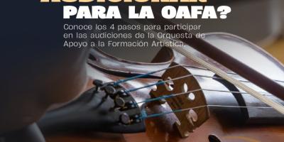 ¡Esta noche cierra el registro para las audiciones de la Orquesta!
