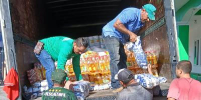 Programan entrega de más de 11 mil raciones de alimentos en tres departamentos