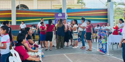 Familias de San Miguel Panán fortalecen conocimientos acerca de alimentación saludable