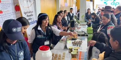 Promueven huertos familiares y prácticas de producción de alimentos en ExpoCAP