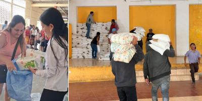 Alimentos llegan a familias en situación de inseguridad alimentaria
