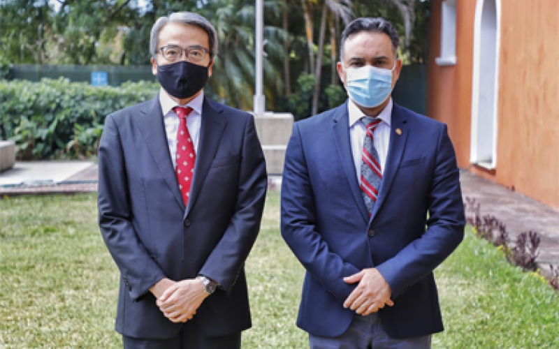 mario rojas espino ministro de ambiente y recursos naturales embajador de japón