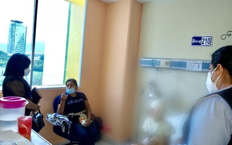 Asistencia a niña en Chiapas