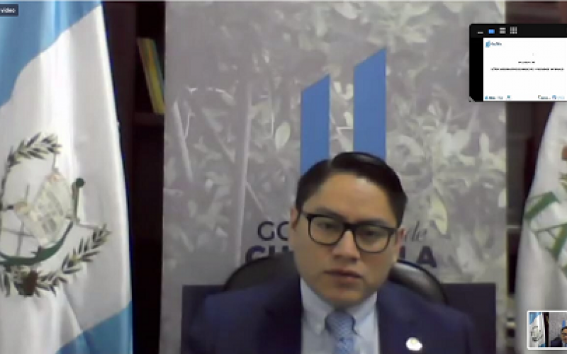Viceministro de Recursos Naturales, Fredy Chiroy 