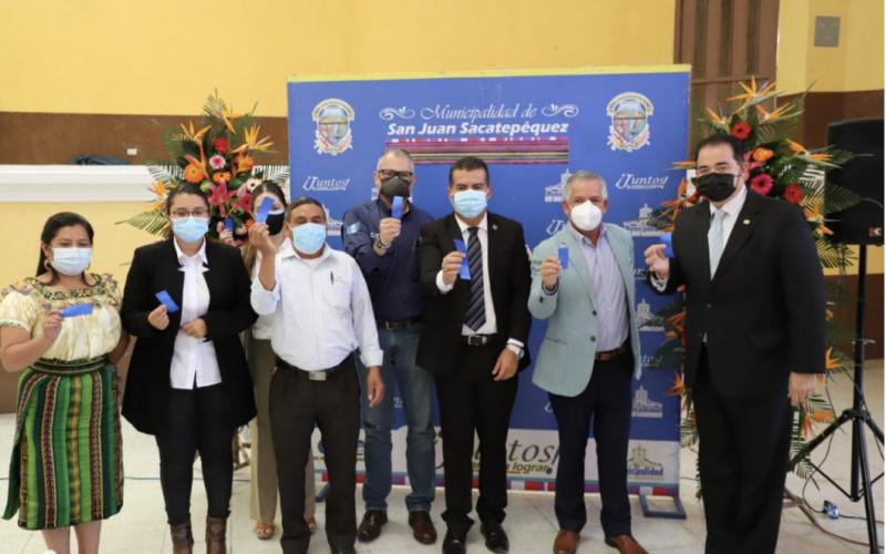 El viceministro de Ambiente, del Ministerio de Ambiente y Recursos Naturales (MARN), Angel Lavarreda, participó hoy en la creación de la Mancomunidad de la Cuenca del río Motagua