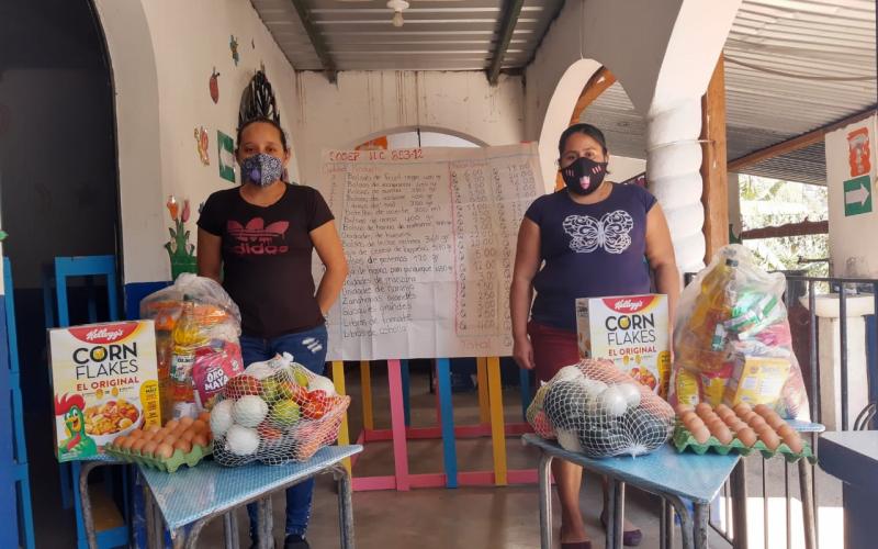 21 productos fueron incluidos en la bolsa de alimentos entregada a los beneficiarios del programa Hogares Comunitarios de SOSEP. 
