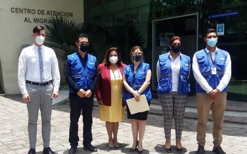 Visita de la PDH al Minex