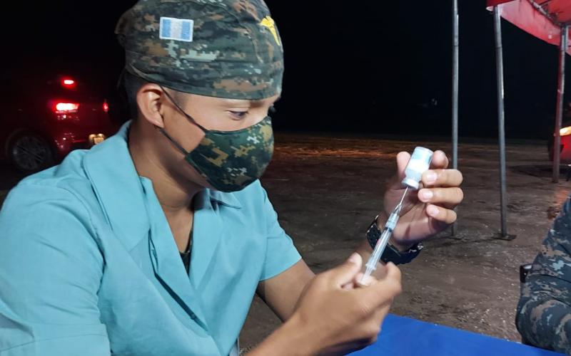 Ejército de Guatemala apoya el Plan Nacional de Vacunación contra COVID-19
