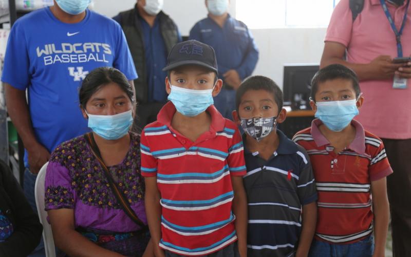 Usuarios de Comedor Social en Huehuetenango